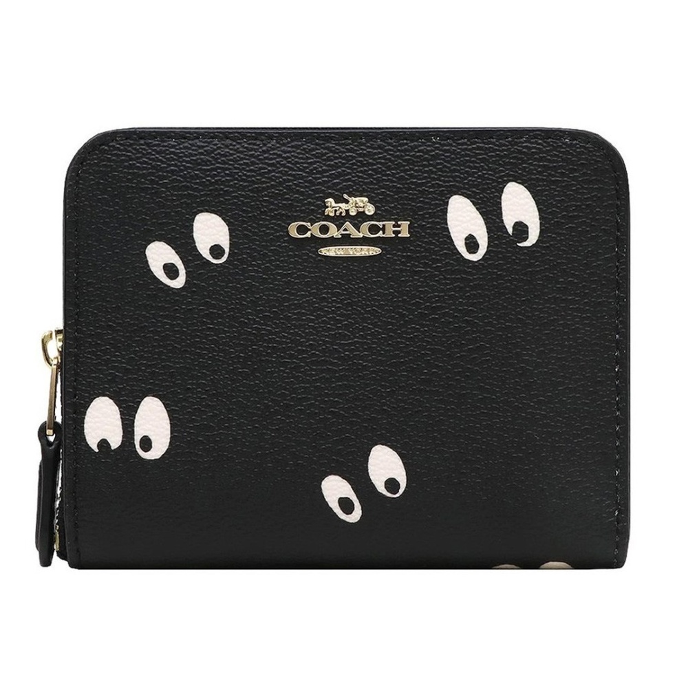 COACH NWT Disney Small Zip Around Wallet  Eyes